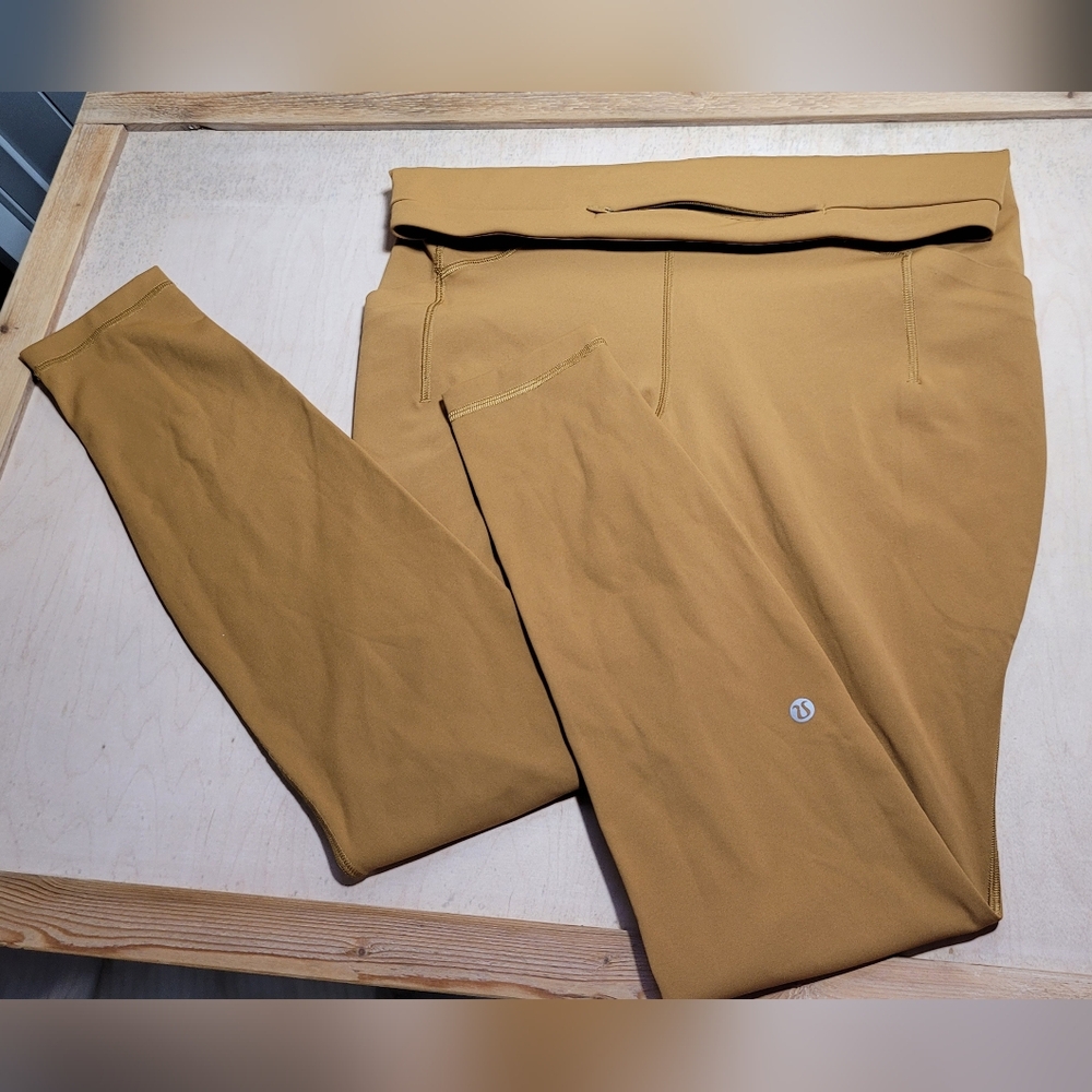 Lululemon Athletica Mustard Leggings